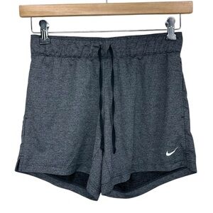 Nike Dri Fit Dark Gray/Black Heather Active Shorts Womens XS